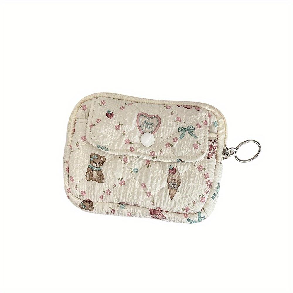 Niedliche Cartoon Kleine Reise Kosmetik Lippenstift Kopfhörer Karten Tragbare Aufbewahrungstasche Geldbörse Damen Geschenk Beutel In Make-up Taschen Organizer