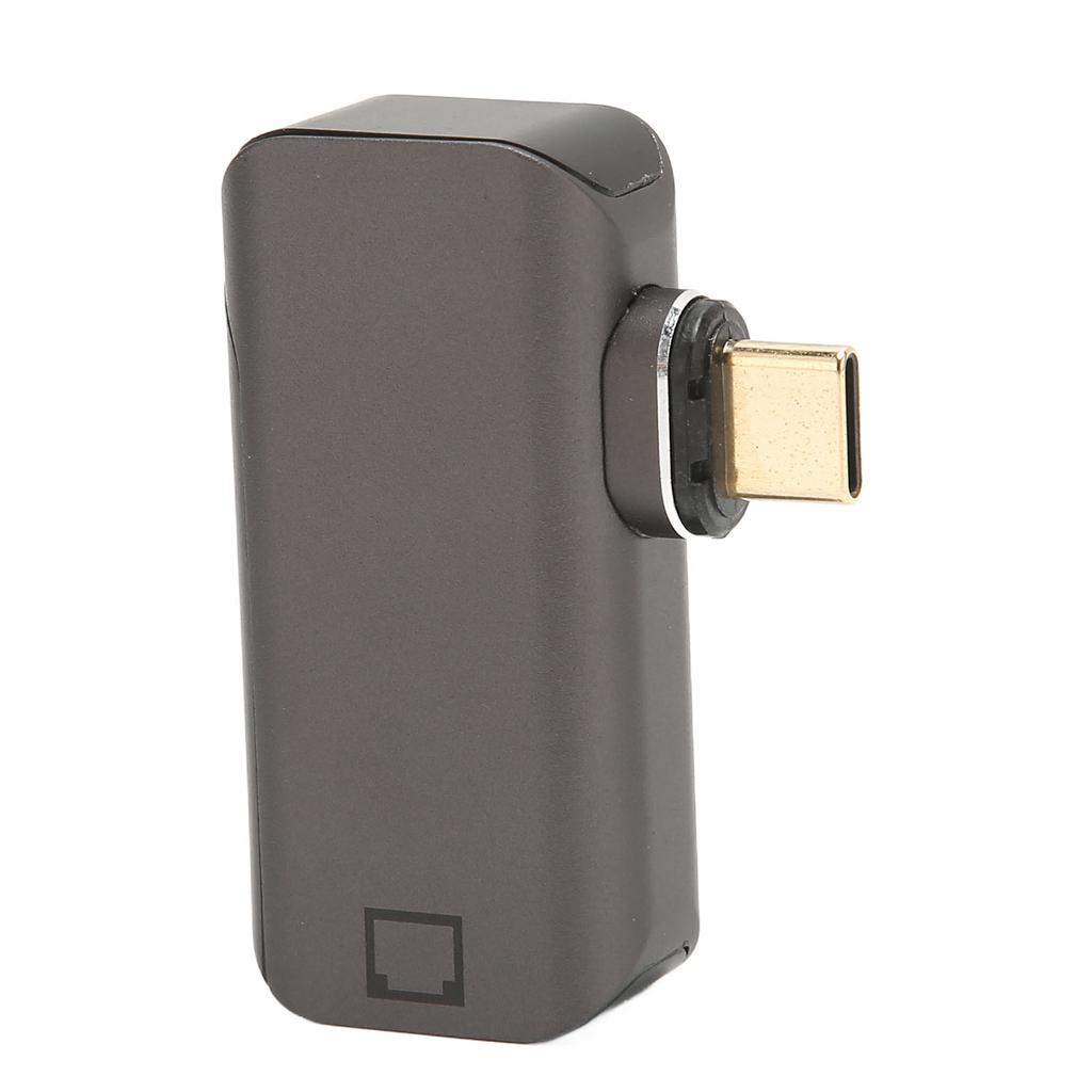 RJ45 To Type C Magnetic Adapter 24Pin Fully Functional Magnetic Adapter for Cell Phone Laptop Type C Interface Universal