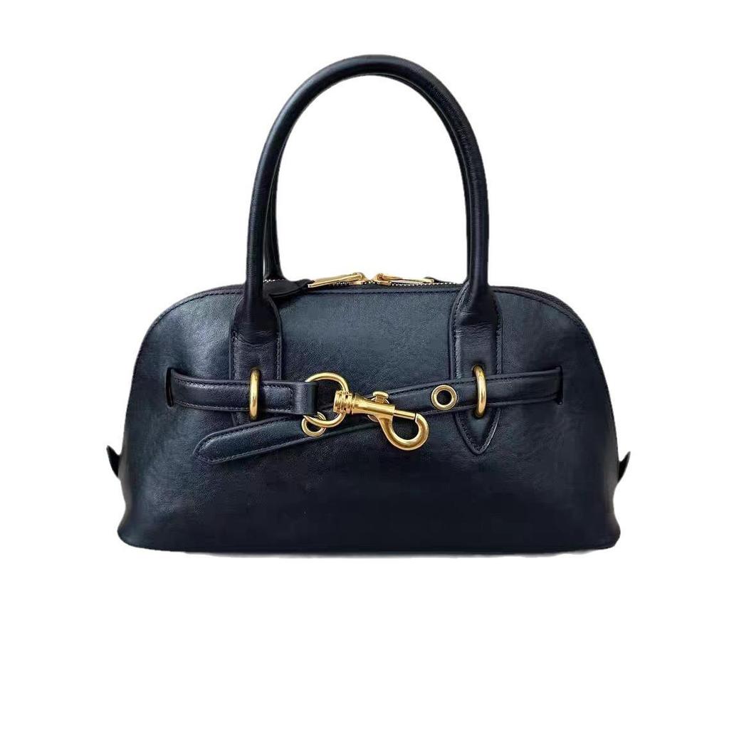 Miu Aventure Retro Leather Briefcase and Handbag