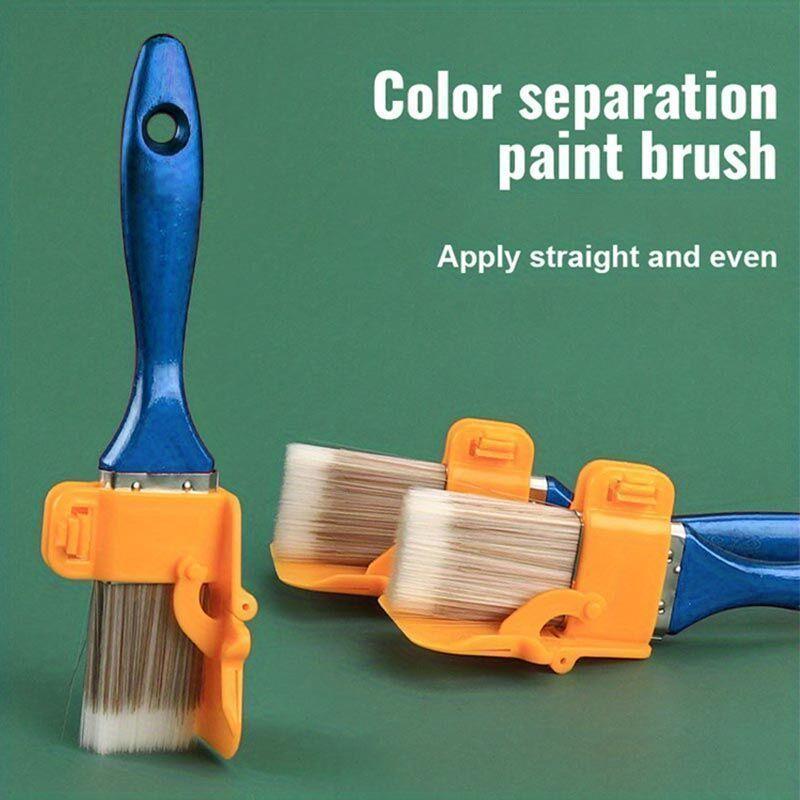 2-in-1 Precision Edge Painting Brush Durable Painting Brush Multi-Use DIY Tool for Walls, Windows , Ceilings  Reusable Latex Paint Paint Brushes