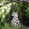 10 Inch Spotted Cat Wind Spinner Rotating Wind Chime with 360 Hook for Courtyard Balcony Spring Summer Decor Elegant Gift for Friends