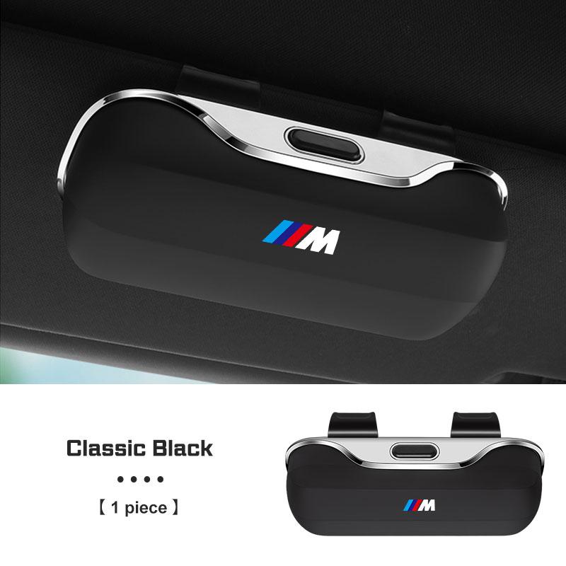 For BMW 1 2 3 4 5 6 7 Series X1 X2X3X4 X5 X6 X7 F48 E70 E90 E60 G30 G20 I7 Press Switch Car Glasses Box Sun Visor Glasses Holder