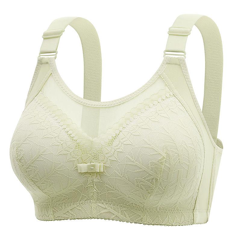 Large Size Thin Section of Anti-sagging Non-steel Ring Bra Lifting Breast Gathering Anti-glare Bra Back Underwear