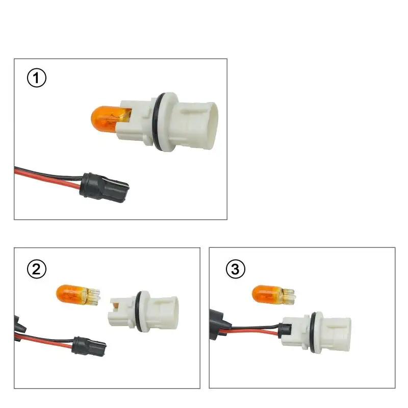 Car Accessories A Pair LED Side Mirror Marker Lights Turn Signal Lamp Fit For Ford F250 F350 F450 F550 2008 2009 2010 2011-2016