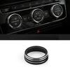 Auto Car AC Control Ring Trim Cover Car Interior Accessories For VW Tiguan Atlas T-roc Ateca FR Passat B8 Variant 2017-2019