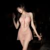 Pure desire wind rose fairy suspender dress perspective hanging neck sexy women's pajamas miniskirt sweet