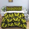 3D Print Black Yellow Beitar J-Jerusalem Duvet Cover Pillowcase Football Bedding Set 3piece set Adults Bedroom Duvetcover Sets