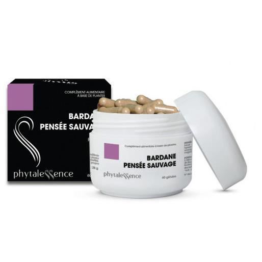 Phytalessence Bardane Pensée Sauvage 60 gélules