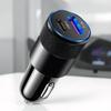 Dual Port Fast Car Charger, 3.1A with USB-C PD for Xiaomi Huawei iPhone, Quick Charge In Vehicle