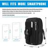 Tactical Molle Pouch, Universal EDC Waist Bag Belt Pouches, Outdoor Belt Bags Gear Tool Gadget Pocket with Cell Phone Holster