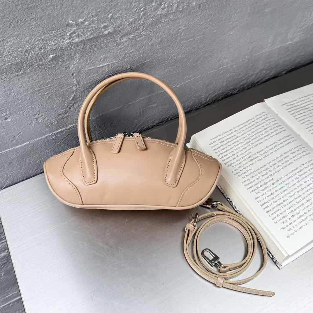 

Genuine Leather Women s Bag Large Capacity Handbag Niche Simple Shoulder Bag Handbag Armpit Bag Light Luxury Crossbody Bag 25x8x11 CM