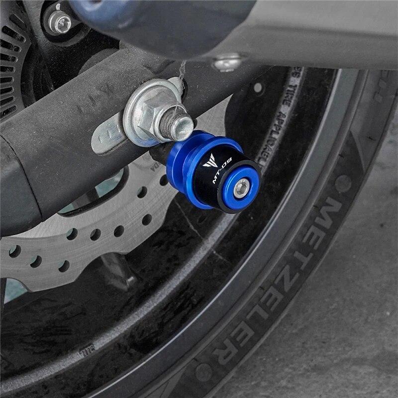 Motorcycle Accessories 6mm Swingarm Slider Spools stand screws For YAMAHA MT09 MT 09 Tracer XSR900 XSR 900