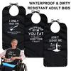 Adult Bib Reusable Bib Clothing Protection Bib Washable Bib Waterproof Bibs Easy to Use for Elderly Men