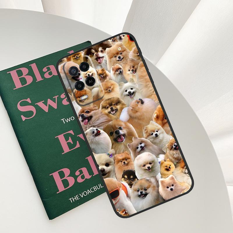 Pomeranian Dogs Dog Colorful Case For Oppo A58 A78 A98 A15 A16 A17 A52 A72 A76 A96 A54 A74 A94 A57 A77 A54S A57S Cover