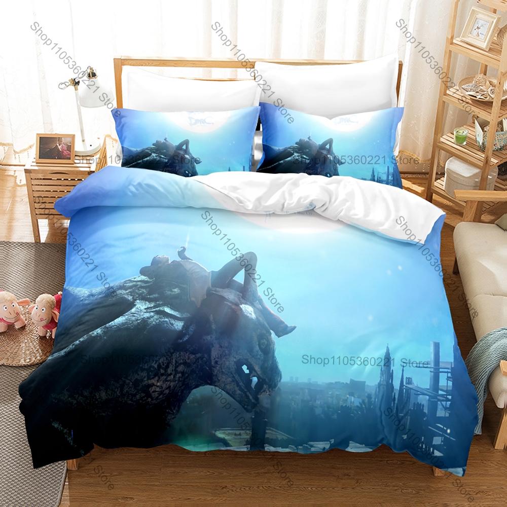 DmC Devil May Cry 3PCS Bedding Set Duvet Cover And Two Pillowcases Microfiber 3D Digital Print Game Bed Linens Home Decoration