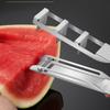 Watermelon Cutter Stainless Steel Fruit Slicer Heavy Duty Portable Watermelon Cutter Kitchen Gadget for Meal Prep Cooking Picnic