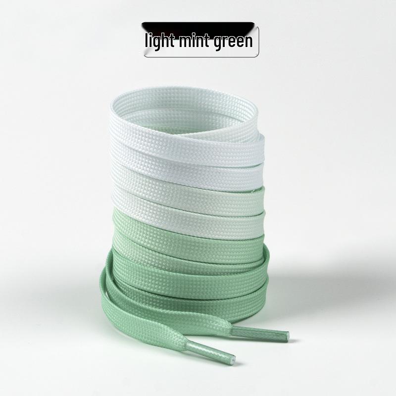 Colorful Gradient Shoelaces for Air Force 1, Skate, and White Casual Shoes (1 Pair)