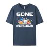 Gone Phishing Designs Hacker Computer Geeks Designer T Shirt New Year Tee Shirt Korean Fashion Luxury Clothes