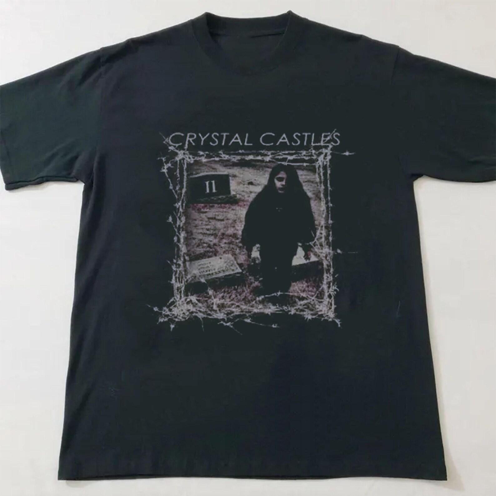 collection Crystal Castles T-shirt, 90s style grunge graphic tee, Crystal castles graphic tee,unisex 3XL