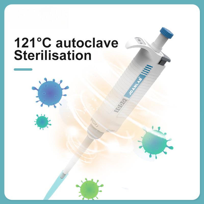 Autoclavable Digital Adjustable Micropipette Lab Equipment High-temperature Sterilization Laboratory Pipette