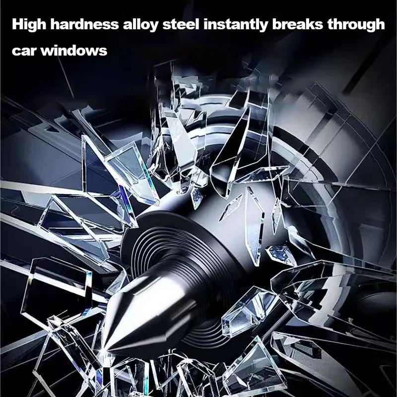 1Pc Car Safety Hammer Mini Auto with a Multi-functional Escape Hammer to Break the Glass Rescue Hammer Auto Window One Second
