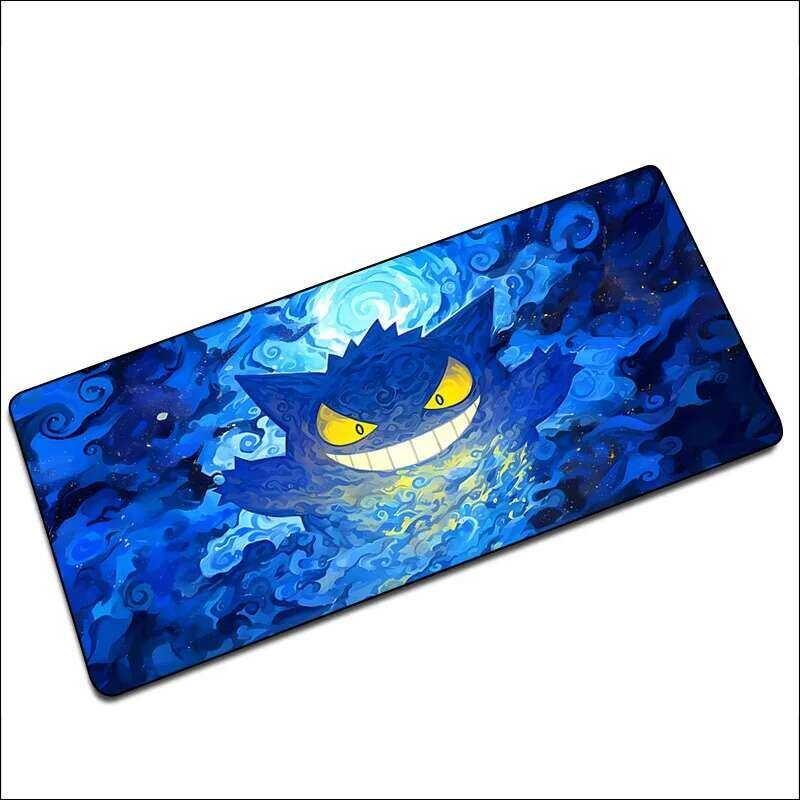 PPokemonsGGengars Mousepad Keyboard Extended Gaming Mouse Pad Office Accessories Large Desk Mat Anime Mouse Mats Cute Carpet