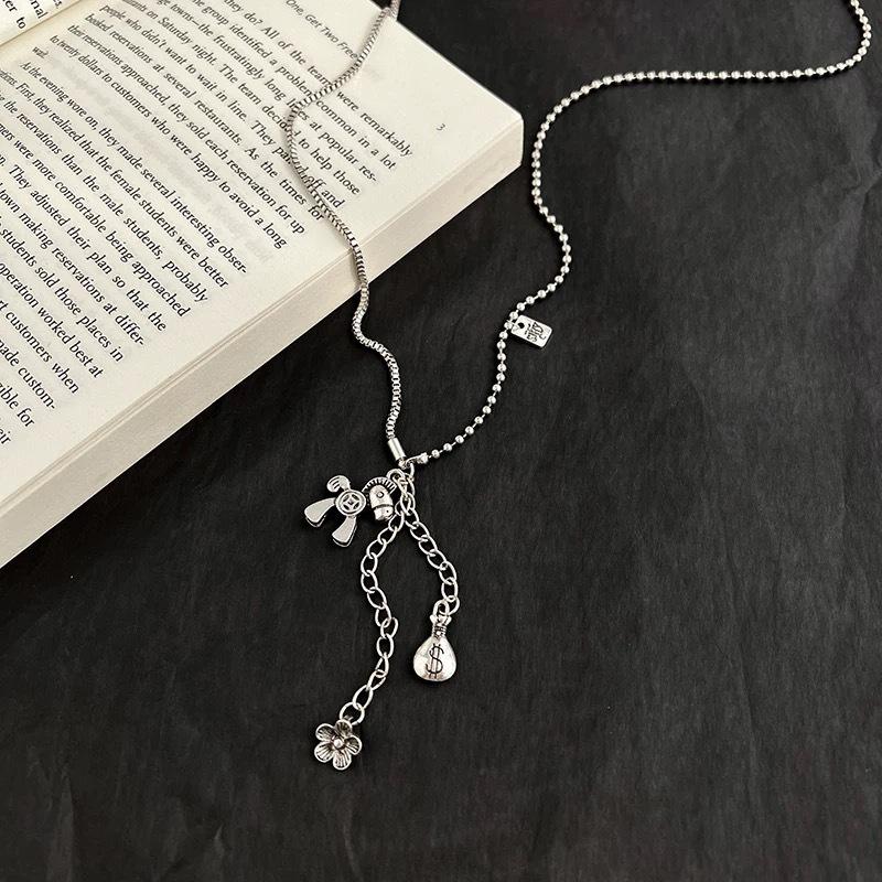

Retro Necklace Accessory - Rare Collar Chain - High-end Sweater and Hoodie Chain - Neck Chain