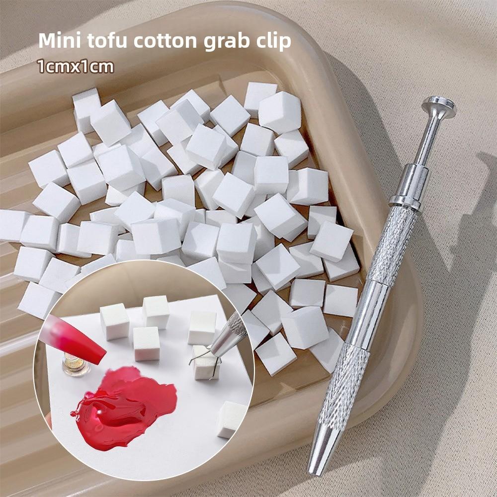 50/150pcs Sponge Gradient Nail Art Stamper Tools Gel Polish Gradient Sponge Brush Glitter Powder Dotting Pen For Manicure Tools