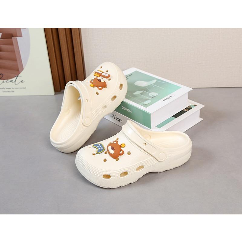 Cute Bear Couple Clogs Home Outdoor Casual Garden Shoes
