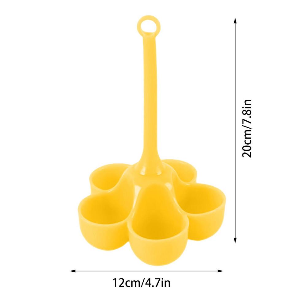 Egg Boiler Holder Heat-resistant Silicone Egg Steamer Tray With 5 Grids Eggs Poaching Boiling Cooker Rack Kitchen Egg Tools