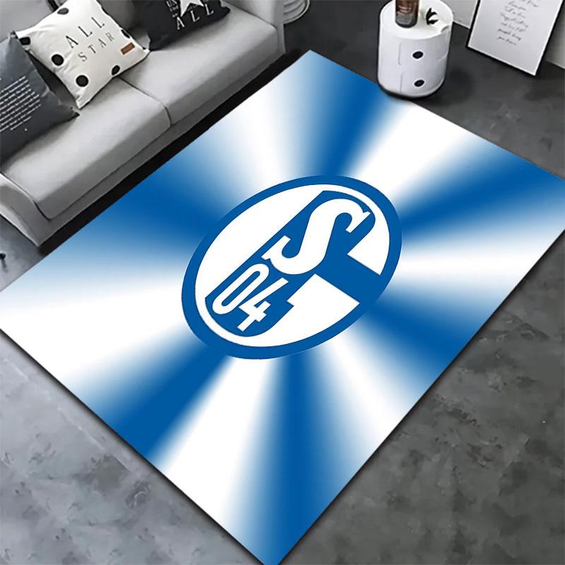 FC Schalke 04 Carpet Rug for Living Room Bedroom Home Sofa Decoration,Kids play Non-slip Floor Mat