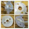 Three-Phase Motor Cooling Fan Blade for Y80/90/100/112/132-4.6.8 Motors