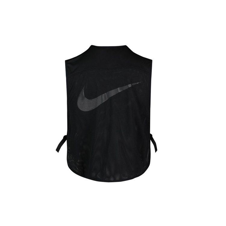 Nike Vests Men's Black Collarless Moderate Urban Techwear CK9975-010