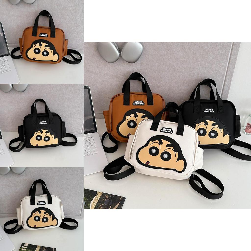 Simple Crayon Shin Chan Pattern Children Cross Shoulder Bag For School And Outdoor Use