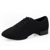 Modern Jazz Sneaker for Men Outdoor/indoor Ballroom Waltz Latin Salsa Dance Shoes Oxford Upper Adult Black for Low Heel