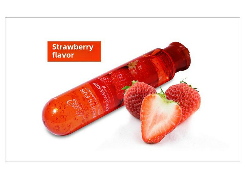 Passionate Strawberry Flavored Lubricant for Oral and Intimate Use