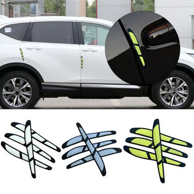 4Pcs Car Bumper Strip Universal Soft Bumper Protector Trim Tape Anti-scratch Anti Collision Strip for Auto