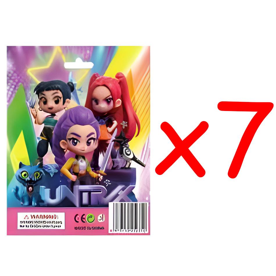 24 Stück Überraschungsbox Anime Kpop Dämonenjäger Figur Spielzeug Sammelmodell für Fans Desktop Dekoration Animierte Zeichnungen Gaming