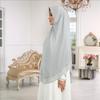 Double Layer Chiffon Instant Hijab Amira Women Solid Color Premium Quanlity Chiffon Khimar Full Cover Head Ready To Wear Scarf