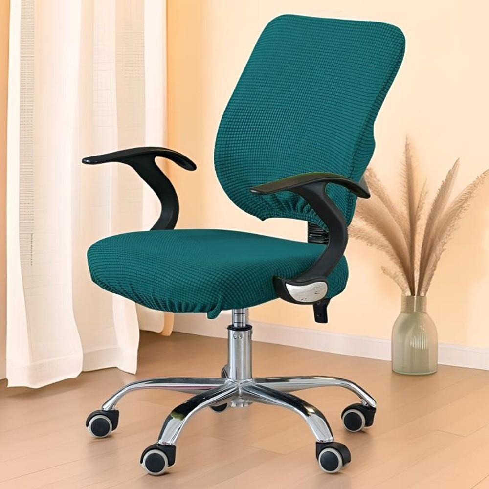 2Pcs/Set High Elastic Office Chair Covers Thicken Armchair Cover New Computer Chair Cover