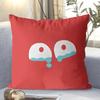 Cute Emoji Expression Pillowcase - Playful Cartoon Face Pillow Cover for Sofa Bedroom Living Room