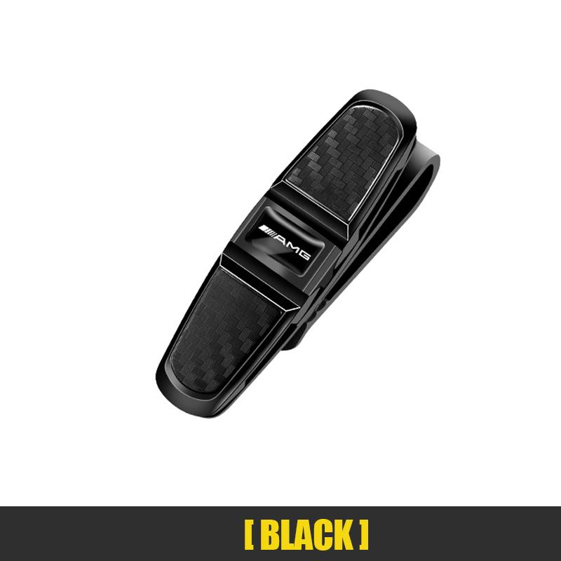 

2025 Hot 1Pcs Car Sun Visor Glasses Clip Ticket Card Storage Clamp For Mercedes Benz AMG GLE GLS CLS GLC CLA GLA GLK ML C197 R23