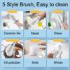 5-in-1 Electric Cleaning Brush Electric Spin Cleaning Scrubber Electric Cleaning Tools Parlour Kitchen Bathroom Cleaning Gadgets