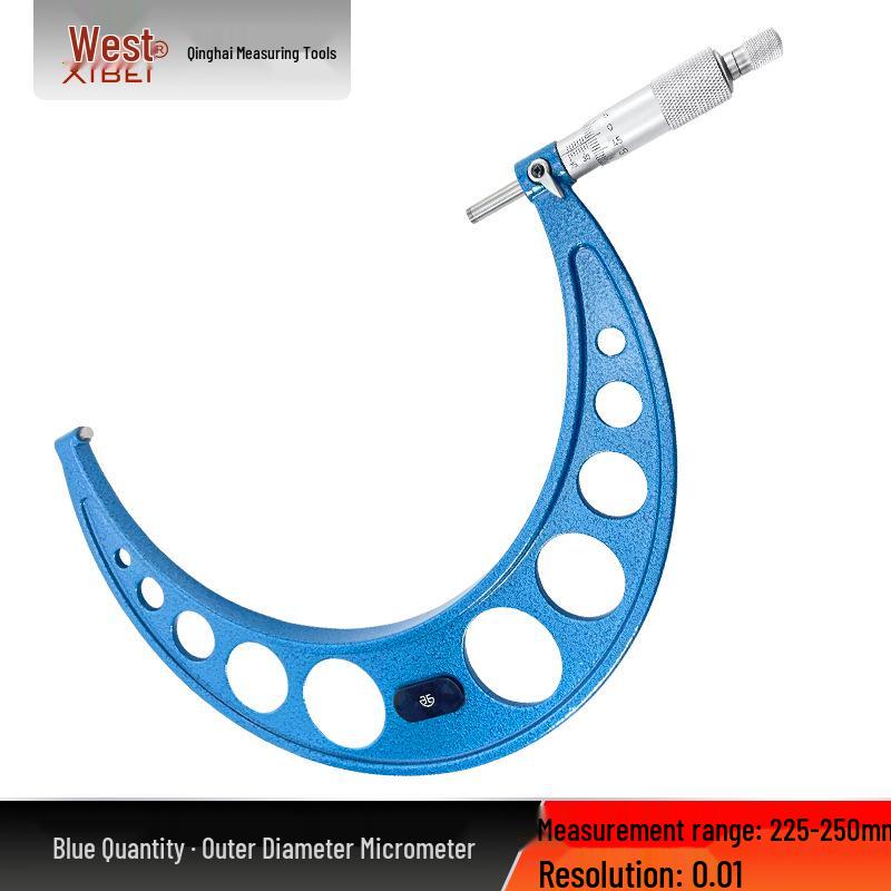 Qinghai Qingliang High-Precision Industrial Micrometer, 0-100mm Range