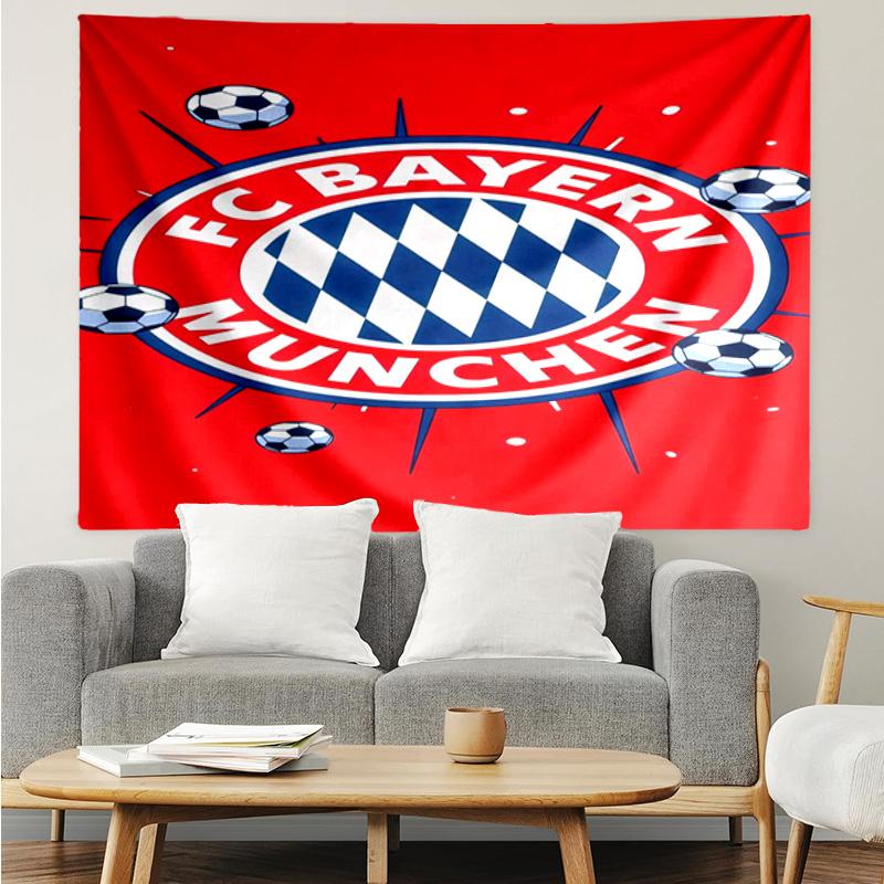 Munich FC Artwork Printed Printed Tapestry, for Bedroom,Livingroom, dormitory, Large Wall Decor, Fabric Decor Fan Birthday Gifts