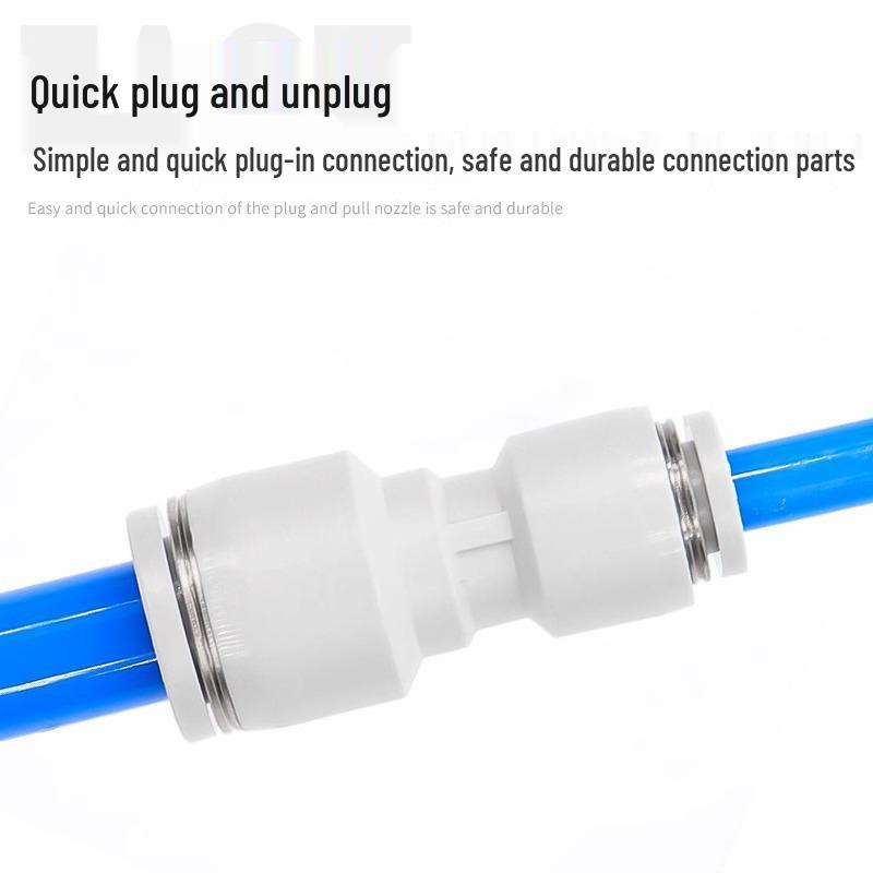 AirTAC Pneumatic Quick Connect Hose Reducer – Variable Diameter Fast Connector (PG6-4, 84, 8-6, 10-6, 12-8).