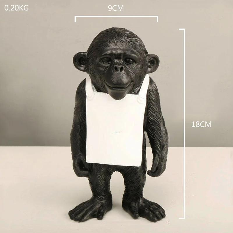 Creative Deep Sea Diver Statue Animal Orangutan Pendant Home Decoration Luxury Living Room Decoration Desk Accessories Sculpture
