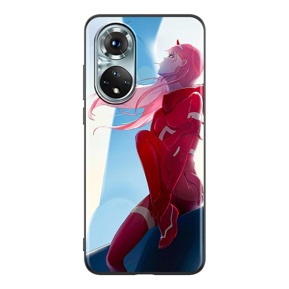 

Аниме Чехол для телефона Darling in the FranXX для Honor X8 60 8X 9X 50 30i 21i 20 9A Play Nova 8i 9 SE Y60 Magic4 Pro Lite Cover Fundas Honor 9C