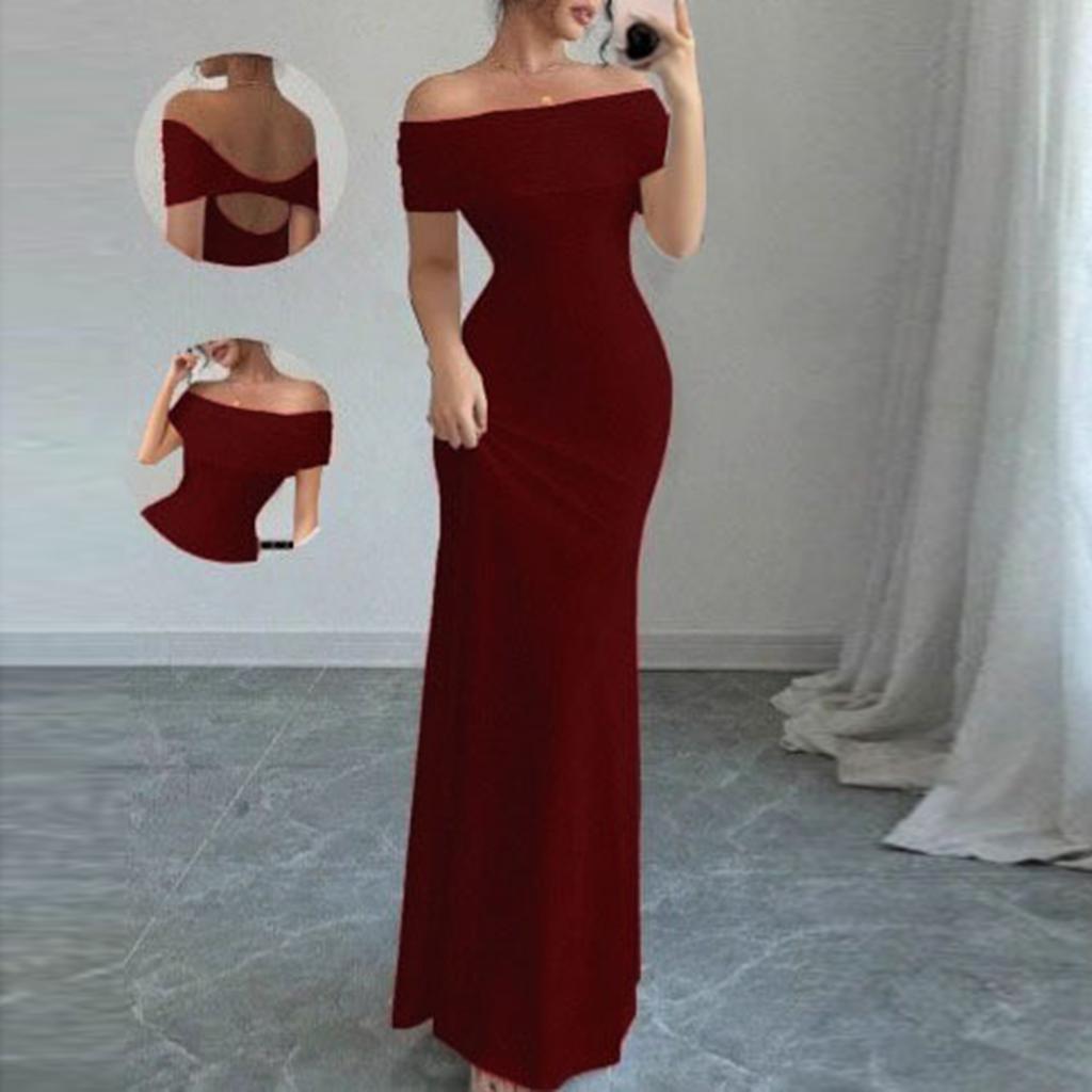 Womens Summer Dresses Short Sleeve Round Neck Loose Sundresses