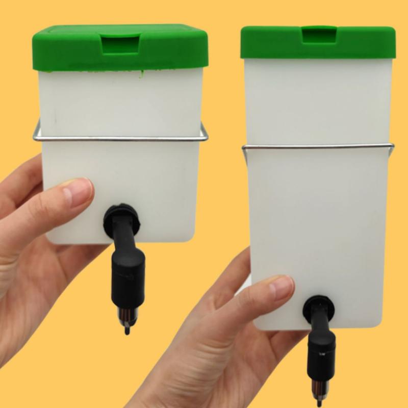 1 Stück Tropffreie Kaninchentränke | Hängende Automatische Trinkschale in Lebensmittelqualität | Ideal für Hamster & Kleintiere